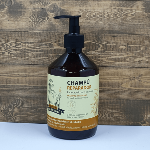 Champú reparador cabello seco o dañado 500ml Oma Gertrude