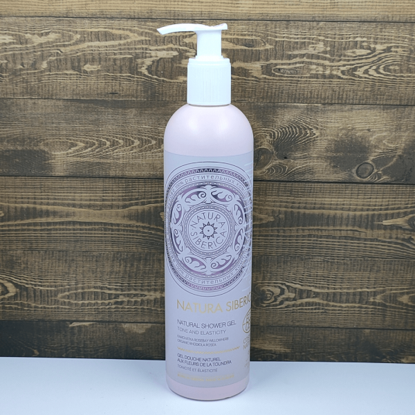 Gel ducha flores de la tundra 400ml con dosificador Natura Siberica