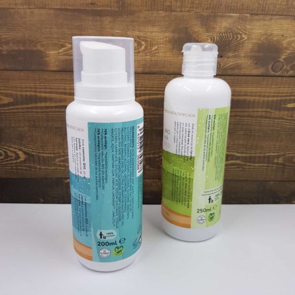 Pack gel baño naranja (250 ml) + crema jojoba reafirmante (200 ml) Lilà Cosmètics