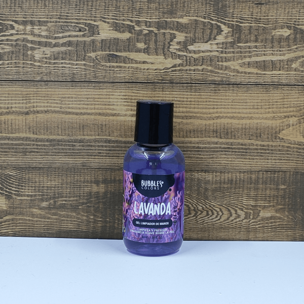 Gel hidroalcohólico lavanda 50ml Bubbles&Colors