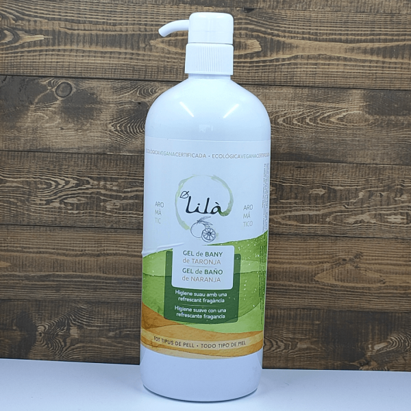 Gel de baño de naranja 1000ml Lilà Cosmètics